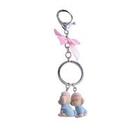 ZYKEJJDDAK Charmant porte-clés en forme de chiot de dessin animé, décoration de sac à dos, sac à dos
