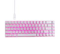 ZYKEJJDDAK Clavier de jeu à 68 touches avec interrupteur à clic et interrupteur à LED Option USB C 60 % petit clavier