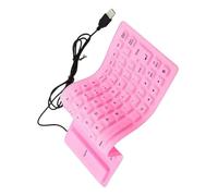 ZYKEJJDDAK Claviers USB portables en silicone 85 touches pliables silencieuses et anti-poussière pour ordinateurs portables et PC