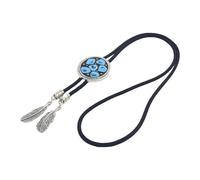 ZYKEJJDDAK Collier boloties unisexe avec pendentif en forme de feuille élégant pour diverses occasions