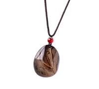 ZYKEJJDDAK Collier en agate fait à la main dans un ton de couleur vibrante portable pour les femmes élégantes recherchent l'individualité et l'élégance, Size Pendant 35cm/1.181.97inch, Cristal, Pas de