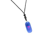 ZYKEJJDDAK Collier méduse portable et confortable avec lueur nocturne douce - Accessoire de bijoux pour les fêtes décontractées, 30x15mm, Résine, Pas de gemme