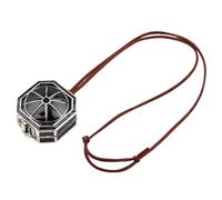 ZYKEJJDDAK Collier / porte-clés boussole étanche pour aventuriers et voyageurs Unisexe amoureux de la nature Bijoux Voyage, 5.5*4.5, Métal, Pas de gemme