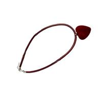 ZYKEJJDDAK Collier sophistiqué en forme de cœur qui améliore votre look et convient pour une élégance quotidienne, 40 cm, Flocage, Pas de gemme