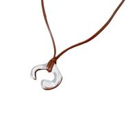 ZYKEJJDDAK Collier tendance avec pendentif irrégulier en résine - Bijou tendance pour ajouter une touche à n'importe quelle pièce, 81cm, Résine, Pas de gemme