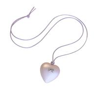 ZYKEJJDDAK Collier tendance en forme de cœur et nœud inspiré de la dopamine, fait à la main, longueur réglable, 4x4cm, Acrylique, Pas de gemme