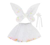 ZYKEJJDDAK Costume de papillon pour filles - Costume de princesse - Aile de fée - Tutus et étoiles - 1/3 pièces - Pour Halloween, cosplay, fête