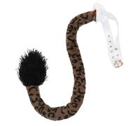 ZYKEJJDDAK Costume de queue d'animal de cosplay de 100 cm de long en peluche avec ceinture réglable pour enfant adulte costume d'Halloween