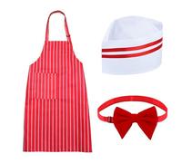 ZYKEJJDDAK Costume de serveur 3 pièces des années 1950 pour adulte Hot Dogs Sodas Jerk Movie Night Serveuse Cosplay pour fête de cirque, Halloween, cosplay