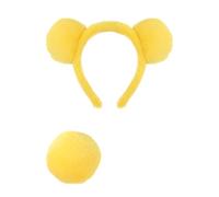 ZYKEJJDDAK Costume d'ours avec oreilles, queue, tutu et jupe - Accessoires pour enfants et filles - Halloween