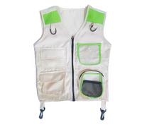 ZYKEJJDDAK Débardeur pour enfant fille garçon Explorateurs Gilet de pêche Costume d'aventure Performance sur scène