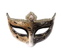ZYKEJJDDAK Demi-visage antique pour femme, bal masqué, soirée, bal des finissants, fête d'Halloween