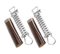 ZYKEJJDDAK Durabilité - Résistantes à la rouille - Couvertures de piscine - Manchon à ressort et anneaux en D - Bouchons d'hiver pour couvertures de couverture de printemps pour protéger l'hiver