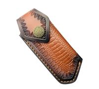 ZYKEJJDDAK Étui de rangement pliable en cuir pour ranger les petits articles, facile à transporter