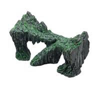 ZYKEJJDDAK Figurine en résine pour aquariums - Décoration pour aquarium - Cachettes de crevettes - Paysage de maison - Décoration sous-marine