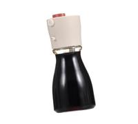 ZYKEJJDDAK Flacon distributeur d'huile contemporain 2 en 1 en verre avec bec verseur réglable et couvercle résistant aux déversements pour plus de commodité