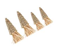 ZYKEJJDDAK Jouet à mâcher en herbe naturelle pour hamsters, lapins, chinchillas et petits animaux de compagnie, durable, accessoire dentaire, accessoire de morsure pour hamster, jouet de broyage des