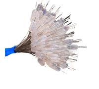 ZYKEJJDDAK Lot de 100 bouchons ovales professionnels pour la pêche - En silicone