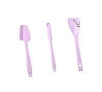 ZYKEJJDDAK Lot de 3 grattoirs à haute température en silicone souple ergonomique pour aliments efficaces
