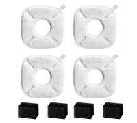 ZYKEJJDDAK Lot de 4 bouteilles de rechange pour fontaine pour animaux de compagnie pour optimiser la routine de consommation de votre animal de compagnie