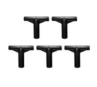 ZYKEJJDDAK Lot de 5 embouts pour poteaux de trampoline en forme de T - Raccord rapide - Facile à utiliser