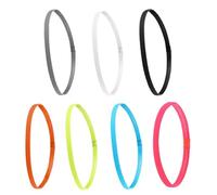 ZYKEJJDDAK Lot de 7 bandeaux athlétiques unisexes élastiques anti-transpiration antidérapants en silicone pour la course à pied, le football, unisexe