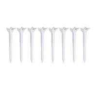 ZYKEJJDDAK Lot de 8 tees de golf longs et durables avec support de balle de golf à 5 degrés et 4 dents antidérapants