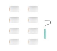 ZYKEJJDDAK Lot de 9 petits rouleaux de peinture en mousse compacts pour des projets de peinture précis
