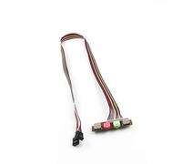 ZYKEJJDDAK Module d'extension d'interfaces de montage avant pour boîtier d'ordinateur avec 2 ports USB 2.0 connecteurs 3,5 mm