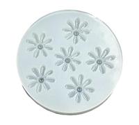 ZYKEJJDDAK Moules en silicone résistant à la chaleur - 6 motifs floraux - Roses et marguerites - Pomme de pin - Pour bijoux, pâtisserie, savon, chocolat, artisanat - Moules en silicone multi-fleurs