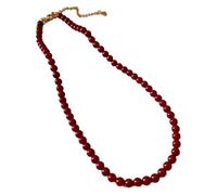 ZYKEJJDDAK Perles rondes multi-usages en verre naturel non traité pour bijoux élégants et élégants, 9.75x2.34in, Acier titane, Pas de gemme