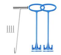 ZYKEJJDDAK Poignée de filtre de piscine en métal de qualité supérieure et crochet avec design multifonction pour une utilisation facile et poignée de panier de lecture antirouille