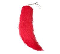 ZYKEJJDDAK Porte-clés en forme de queue d'animal - 30 cm - En forme de queue de renard - Ornements de voiture - Pour sac à dos