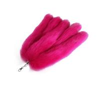 ZYKEJJDDAK Porte-clés en forme de queue d'animal, breloque en peluche pour sac à main, porte-clés décoratif