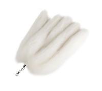 ZYKEJJDDAK Porte-clés en forme de queue d'animal, breloque en peluche pour sac à main, porte-clés décoratif