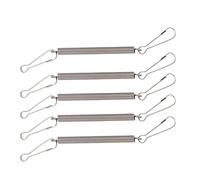 ZYKEJJDDAK Ressort de 7,9 cm avec clips en métal 2 clips pour cage Accessoires pour petits animaux hamster cochon eau