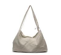 ZYKEJJDDAK Sac à main coloré pour femme - Grande capacité - Pour faire la navette à l'école, l'épaule élégante simple sous les bras - Sac à main pour l'école, beige, One Size