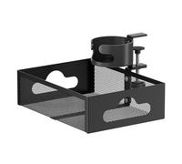 ZYKEJJDDAK Support de bureau multifonction - Boîte de rangement - Support adhésif solide sans trous nécessaires - Support mural pour tasse et téléphone