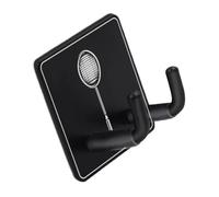 ZYKEJJDDAK Support mural en métal pour raquette de tennis, support vertical pour garage, gym, entraînement, crochet mural en acier inoxydable, support de badminton