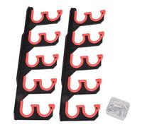 ZYKEJJDDAK Support mural pour canne à pêche vertical robuste pour cannes à pêche, systèmes d'organisation verticaux pour un rangement sécurisé et antidérapant