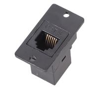 ZYKEJJDDAK Threadeds RJ11 6P6C Coupleur à brides pour lignes téléphoniques, télécopieurs et modems DSL