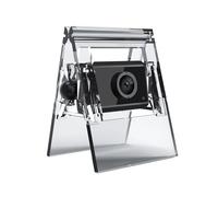 ZYKEJJDDAK Webcam d'ordinateur avec cache de confidentialité pour enseigner en ligne en toute sécurité - Se fixe facilement sur les écrans - Plug Play - Webcam en métal