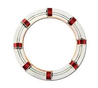 Zyklotron Modèle d'accélérateur, appareil rond à 8 anneaux pour expériences scientifiques avec contrôle du capteur infrarouge, appareil de démonstration physique en acrylique et modèle STEM