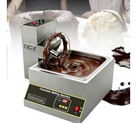 ZyKnaurral Mélangeur à Chocolat avec Tempéreuse, Machine à Fondre Le Chocolat Professionnelle, Chauffe-Chocolat électrique à Température Réglable De 0 à 95 °c pour Lait, Café Et Fromage. C