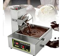 ZyKnaurral Mélangeur à Chocolat avec Tempéreuse, Machine à Fondre Le Chocolat Professionnelle, Chauffe-Chocolat électrique à Température Réglable De 0 à 95 °c pour Lait, Café Et Fromage. B