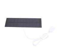 ZYLARUM Chargeur de Panneau Solaire 1W | Sortie USB 5V pour l'éclairage/Ventilateur/Petite électronique | Chargeur Solaire Portable pour Voyages/Camping/Urgence en Plein air