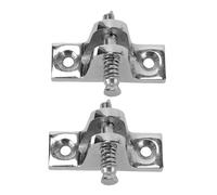 ZYLARUM Charnière de Pont de Bateau |Support de charnière en Acier Inoxydable 316 avec goupille pour auvent/Ponton/Yacht |Raccords de Pont supérieur 2 pièces pour Usage Camping-Car et
