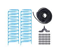 ZYLARUM Drip Irrigation Kit 15m | Water Saving Garden Hose for Flower Pots/Potted Plants/Seedlings | 40 Drippers with Flow Control | Greenhouse & Home Gardening Accessory