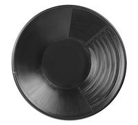 ZYLARUM Gold Panning Kit | 15 - inch Black Plastic Mining Pan with Deep Riffles | Efficient Gold Classifier & Sifting Tool for Prospecting/Cleanup/Backpacking