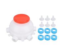 ZYLARUM Lamb Feeder Bucket 2.5L | 6 Nipples Piglet Milk Jug for Lambs/Piglets/Calves | Sturdy PP Nursing Bottle for Young Livestock & Poultry
